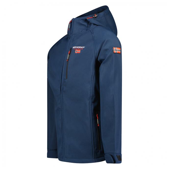 Софтшеловая куртка мужская GEOGRAPHICAL NORWAY «TAKITO» MAN - WW5483H/G-NAVY - Цвет Темно-синий - Фото 9