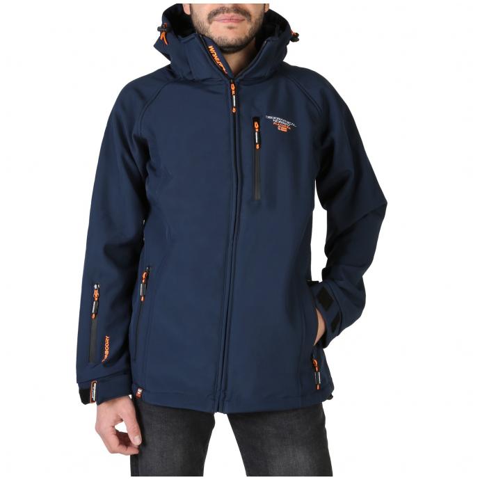 Софтшеловая куртка мужская GEOGRAPHICAL NORWAY «TAKITO» MAN - WW5483H/G-NAVY - Цвет Темно-синий - Фото 10