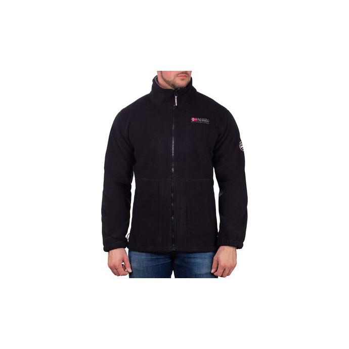 Флис мужской  GEOGRAPHICAL NORWAY «TORLEON» - WW1672H/G-BLACK-DARK GREY - Цвет Черный - Фото 6