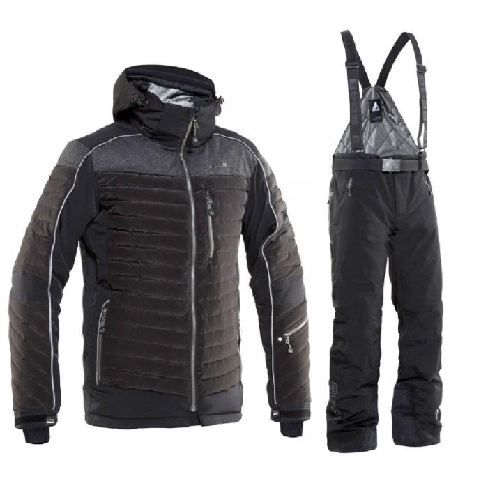 Костюм 8848 Altitude куртка «TERBIUM» + брюки «VENTURE» - КУРТКА TERBIUM JACKET BLACK + БРЮКИ VENTURE - Цвет Черный - Фото 1