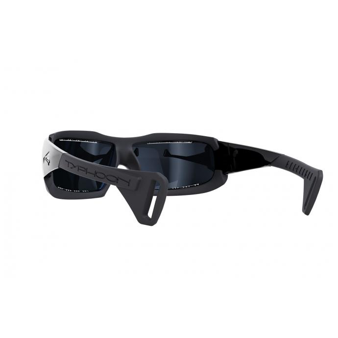 Спортивные очки LiP Typhoon / Gloss Black -Black / Zeiss / PA Polarized / Gun Blue Lens (STD) - 762305-Gun Blue Lens - Цвет Синий - Фото 4