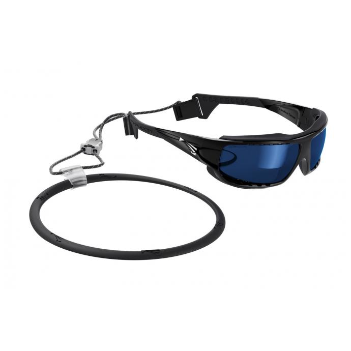 Спортивные очки LiP Typhoon / Gloss Black -Black / Zeiss / PA Polarized / Gun Blue Lens (STD) - 762305-Gun Blue Lens - Цвет Синий - Фото 6