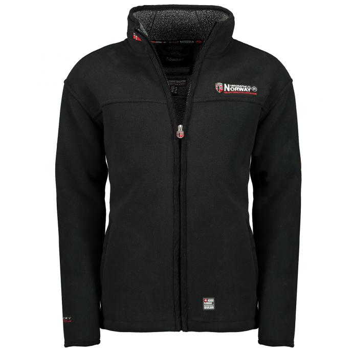 Флис мужской GEOGRAPHICAL NORWAY «UBOLT»  MAN - WW3552H/GN-BLACK - Цвет Черный - Фото 4