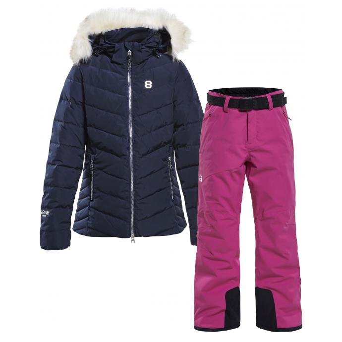 Костюм 8848 Altitude: куртка VERA navy + брюки GRACE - 8819-8815-VERA navy + GRACE pink - Цвет Розовый, Темно-синий - Фото 1