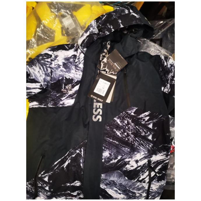 Куртка мужская горнолыжная EVIL WOLF - 68611 - Цвет Черный - Фото 10