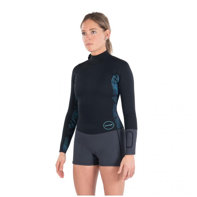 Гидрокостюм женский DK Women's Mission Long Sleeved Spring Suit 2mm Black/Blue - Артикул DK21W2MLS - Фото 7