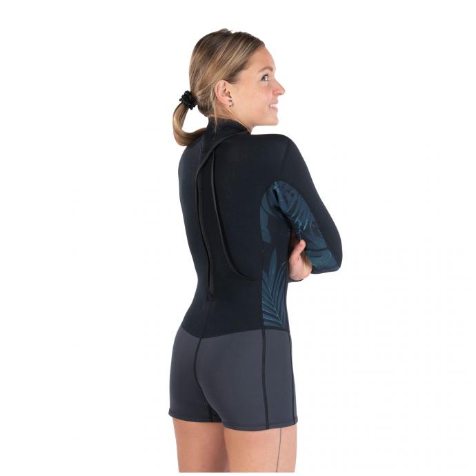 Гидрокостюм женский DK Women's Mission Long Sleeved Spring Suit 2mm Black/Blue - Артикул DK21W2MLS - Фото 8