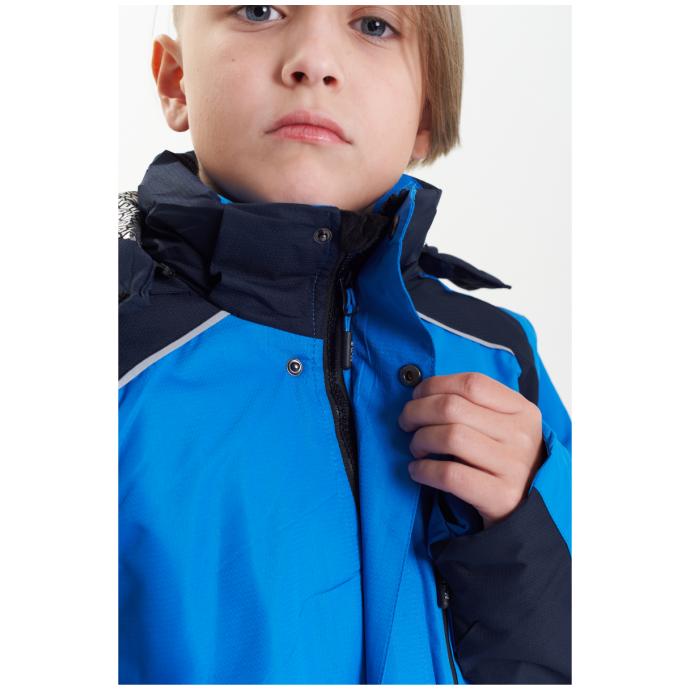 Куртка подростковая  M.Y.S для мальчика - 8885 - Цвет Синий - Фото 11