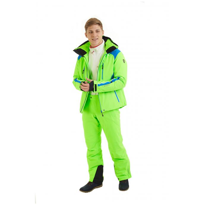 Горнолыжная куртка премиум-класса HYRA «MAYRBERG» - HMG1208-Green Geko/Blue - Цвет Зеленый - Фото 3