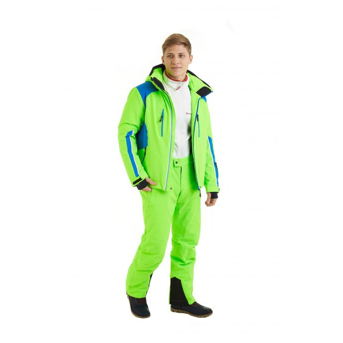 Горнолыжная куртка премиум-класса HYRA «MAYRBERG» - HMG1208-Green Geko/Blue - Цвет Зеленый - Фото 5