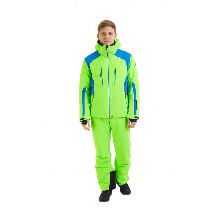 Горнолыжная куртка премиум-класса HYRA «MAYRBERG» - HMG1208-Green Geko/Blue - Цвет Зеленый - Фото 13