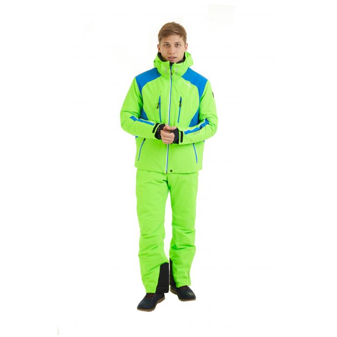 Горнолыжная куртка премиум-класса HYRA «MAYRBERG» - HMG1208-Green Geko/Blue - Цвет Зеленый - Фото 14