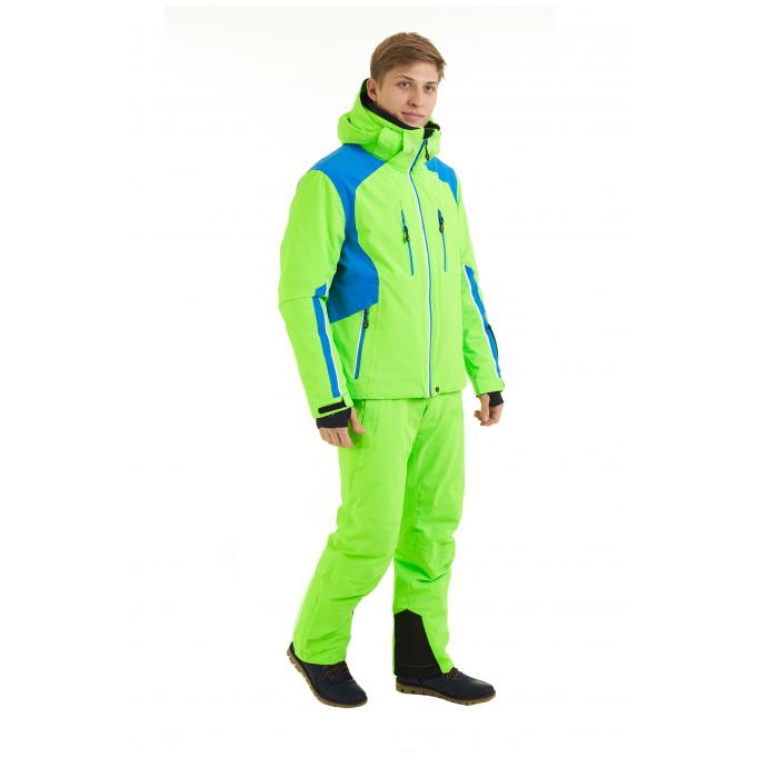 Горнолыжная куртка премиум-класса HYRA «MAYRBERG» - HMG1208-Green Geko/Blue - Цвет Зеленый - Фото 15