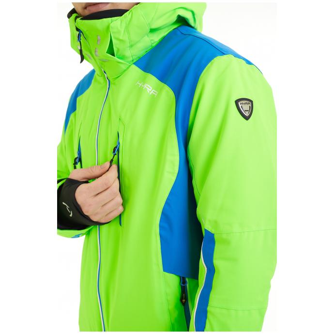 Горнолыжная куртка премиум-класса HYRA «MAYRBERG» - HMG1208-Green Geko/Blue - Цвет Зеленый - Фото 20