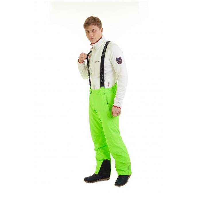 Горнолыжные брюки премиум-класса HYRA «LA CLUSAZ»  - HMP1241-Green Geko - Цвет Зеленый - Фото 2