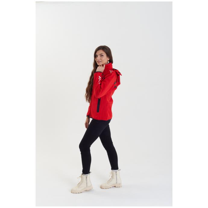 Софтшеловая куртка женская GEOGRAPHICAL NORWAY «REINE» - WU8187F/GNO-RED/BLACK - Цвет Черный, Красный - Фото 6