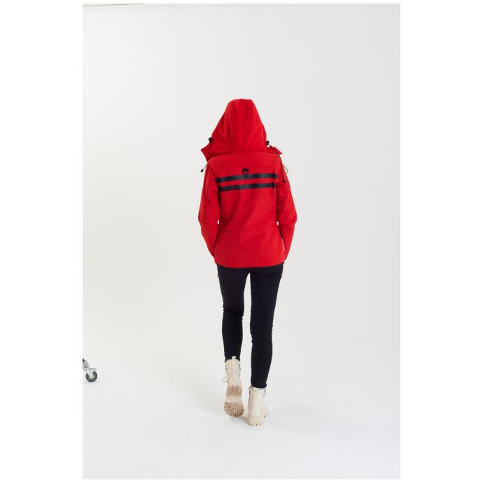 Софтшеловая куртка женская GEOGRAPHICAL NORWAY «REINE» - WU8187F/GNO-RED/BLACK - Цвет Черный, Красный - Фото 10