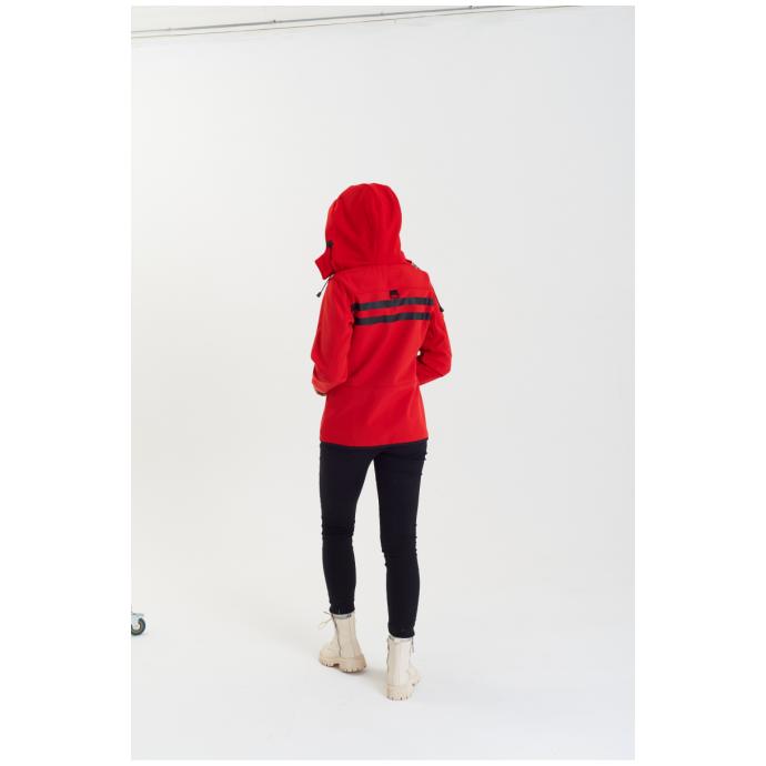 Софтшеловая куртка женская GEOGRAPHICAL NORWAY «REINE» - WU8187F/GNO-RED/BLACK - Цвет Черный, Красный - Фото 11