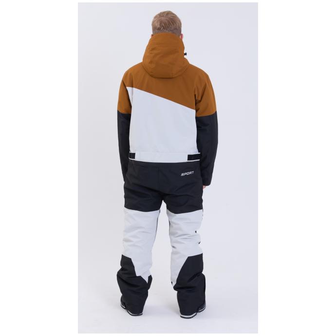 МУЖСКОЙ СНОУБОРДИЧЕСКИЙ КОМБИНЕЗОН RUNNING SPORT - 8892-brown - Цвет Коричневый - Фото 9