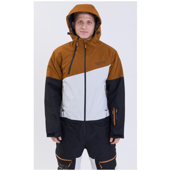 МУЖСКОЙ СНОУБОРДИЧЕСКИЙ КОМБИНЕЗОН RUNNING SPORT - 8892-brown - Цвет Коричневый - Фото 12