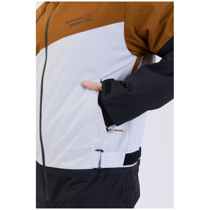 МУЖСКОЙ СНОУБОРДИЧЕСКИЙ КОМБИНЕЗОН RUNNING SPORT - 8892-brown - Цвет Коричневый - Фото 13
