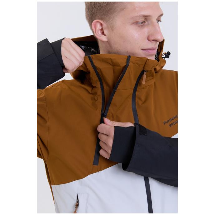 МУЖСКОЙ СНОУБОРДИЧЕСКИЙ КОМБИНЕЗОН RUNNING SPORT - 8892-brown - Цвет Коричневый - Фото 17