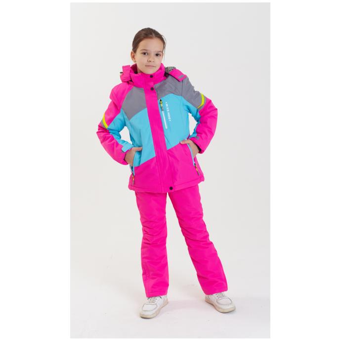 Куртка подростковая  M.Y.S для девочек - G-28-1 - Цвет Розовый - Фото 3