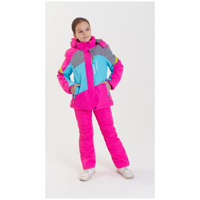 Куртка подростковая  M.Y.S для девочек - G-28-1 - Цвет Розовый - Фото 4