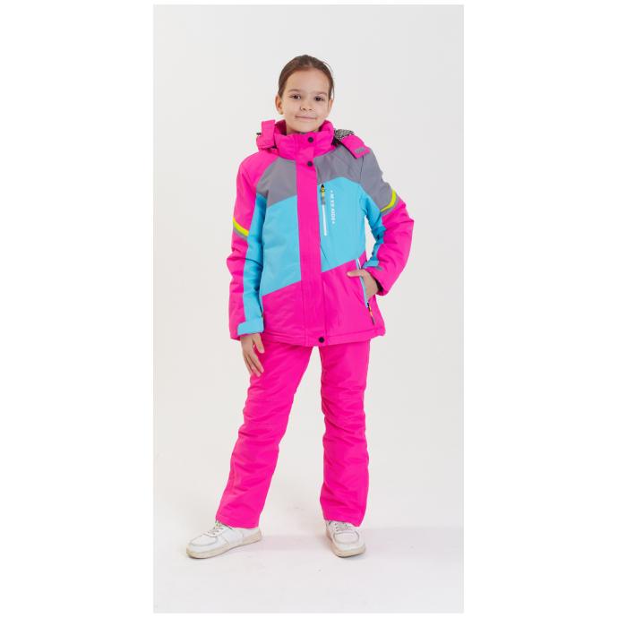 Куртка подростковая  M.Y.S для девочек - G-28-1 - Цвет Розовый - Фото 5