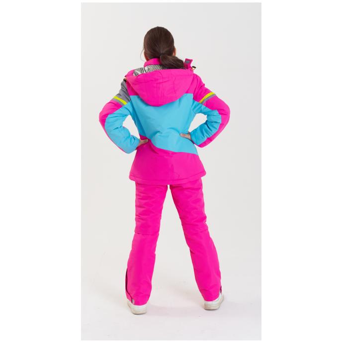 Куртка подростковая  M.Y.S для девочек - G-28-1 - Цвет Розовый - Фото 9