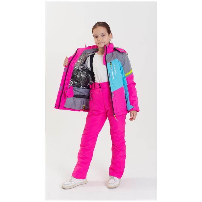 Куртка подростковая  M.Y.S для девочек - G-28-1 - Цвет Розовый - Фото 12