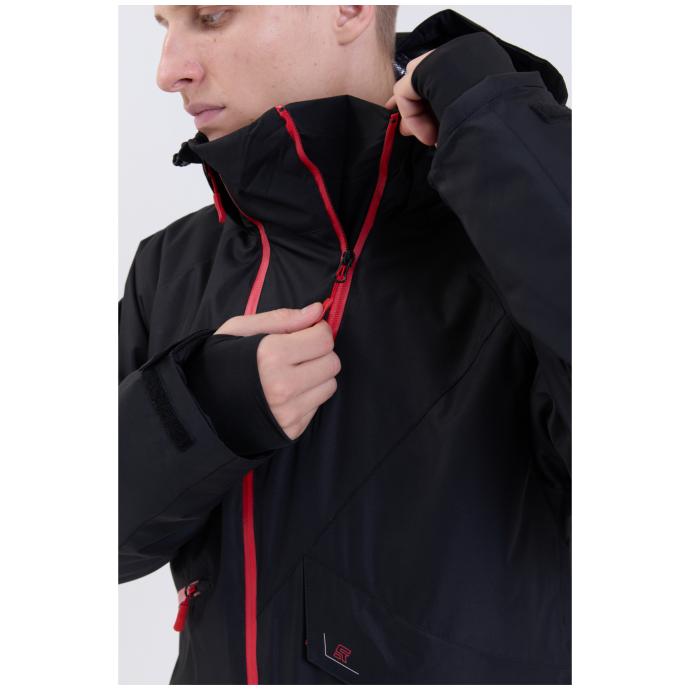 МУЖСКОЙ СНОУБОРДИЧЕСКИЙ КОМБИНЕЗОН RUNNING SPORT - 8901_1-black - Цвет Черный - Фото 18