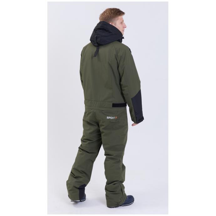 МУЖСКОЙ СНОУБОРДИЧЕСКИЙ КОМБИНЕЗОН RUNNING SPORT - 8901_2-khaki - Цвет Хаки - Фото 10