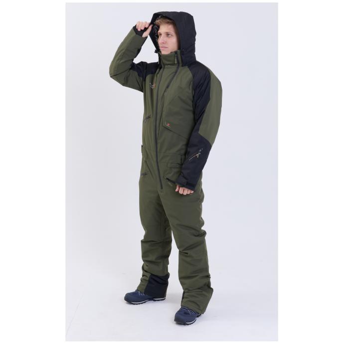 МУЖСКОЙ СНОУБОРДИЧЕСКИЙ КОМБИНЕЗОН RUNNING SPORT - 8901_2-khaki - Цвет Хаки - Фото 11