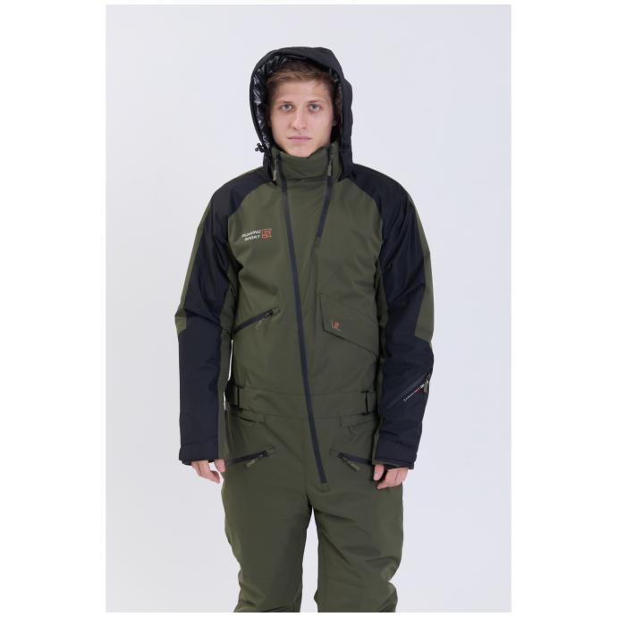 МУЖСКОЙ СНОУБОРДИЧЕСКИЙ КОМБИНЕЗОН RUNNING SPORT - 8901_2-khaki - Цвет Хаки - Фото 12