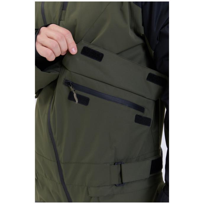 МУЖСКОЙ СНОУБОРДИЧЕСКИЙ КОМБИНЕЗОН RUNNING SPORT - 8901_2-khaki - Цвет Хаки - Фото 16