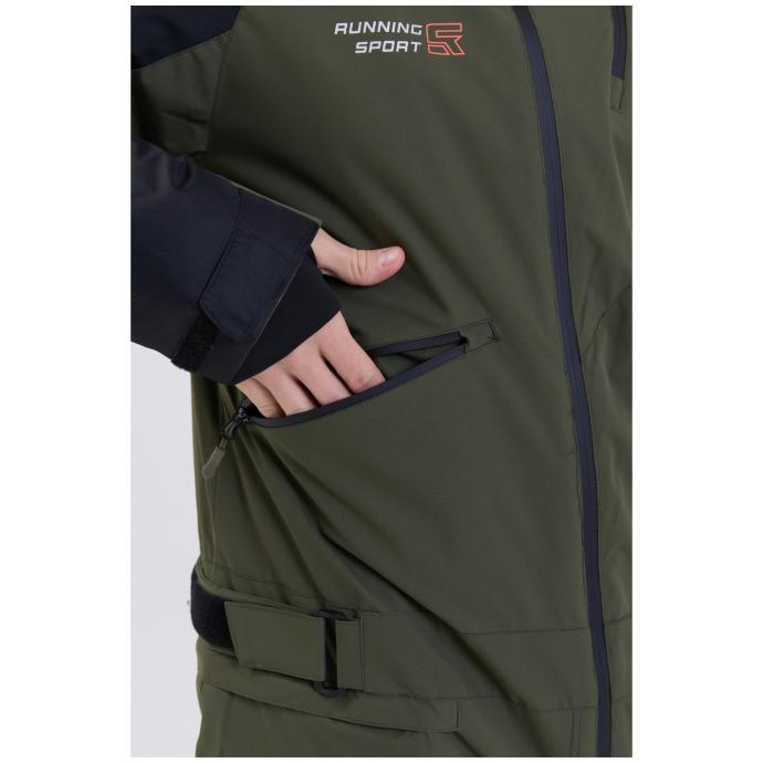 МУЖСКОЙ СНОУБОРДИЧЕСКИЙ КОМБИНЕЗОН RUNNING SPORT - 8901_2-khaki - Цвет Хаки - Фото 19