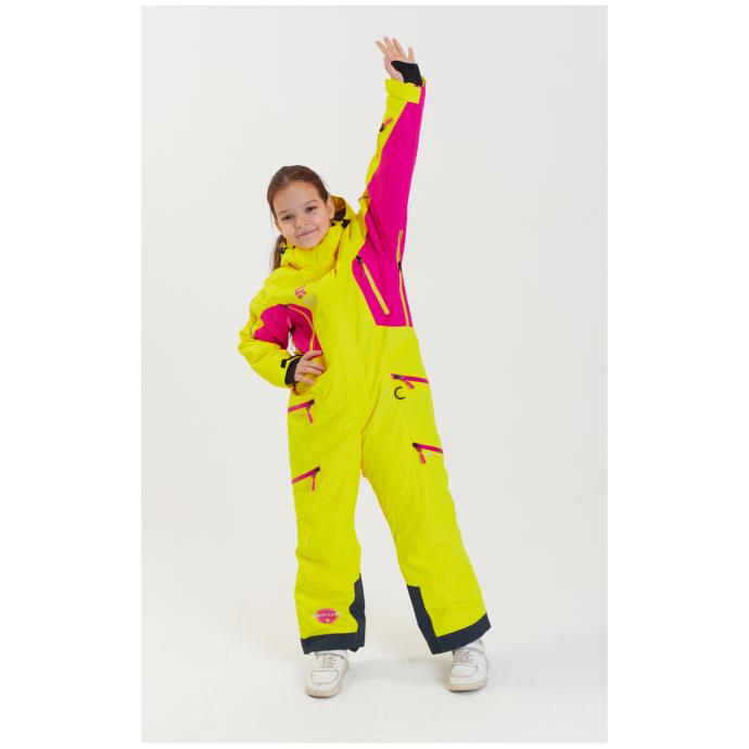 Комбинезон сноубордический RUNNING SPORT подростковый для девочек - Артикул 7788-yellow - Фото 20