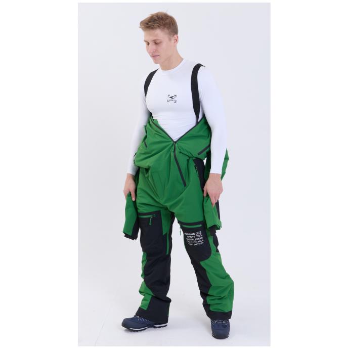 МУЖСКОЙ СНОУБОРДИЧЕСКИЙ КОМБИНЕЗОН RUNNING SPORT - 8866-4-Green - Цвет Зеленый - Фото 2