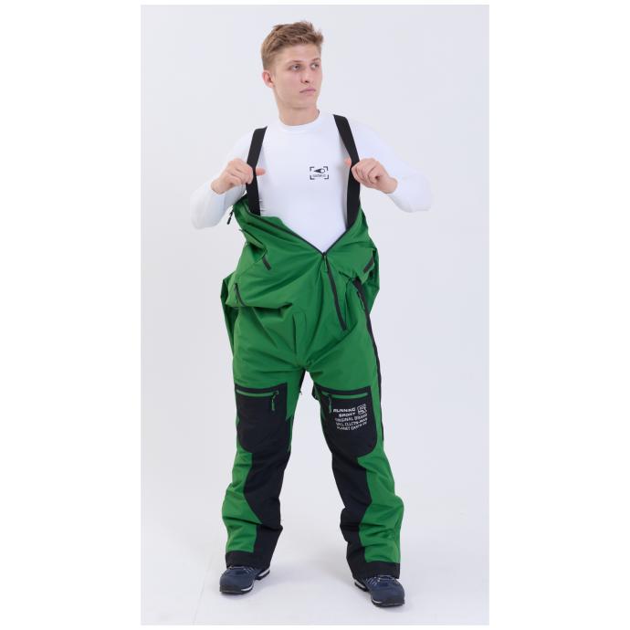 МУЖСКОЙ СНОУБОРДИЧЕСКИЙ КОМБИНЕЗОН RUNNING SPORT - 8866-4-Green - Цвет Зеленый - Фото 12