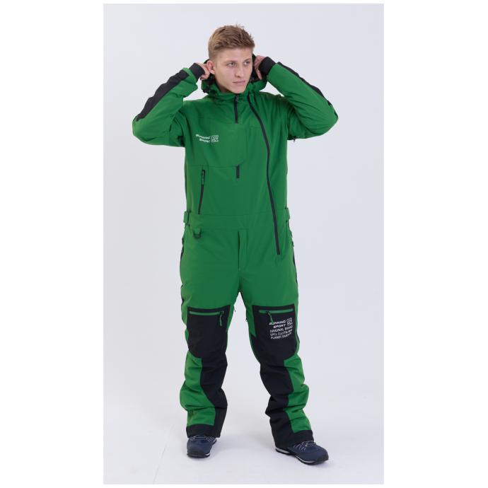 МУЖСКОЙ СНОУБОРДИЧЕСКИЙ КОМБИНЕЗОН RUNNING SPORT - 8866-4-Green - Цвет Зеленый - Фото 15