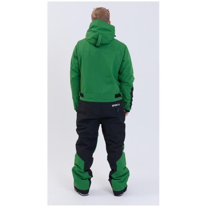 МУЖСКОЙ СНОУБОРДИЧЕСКИЙ КОМБИНЕЗОН RUNNING SPORT - 8866-4-Green - Цвет Зеленый - Фото 3