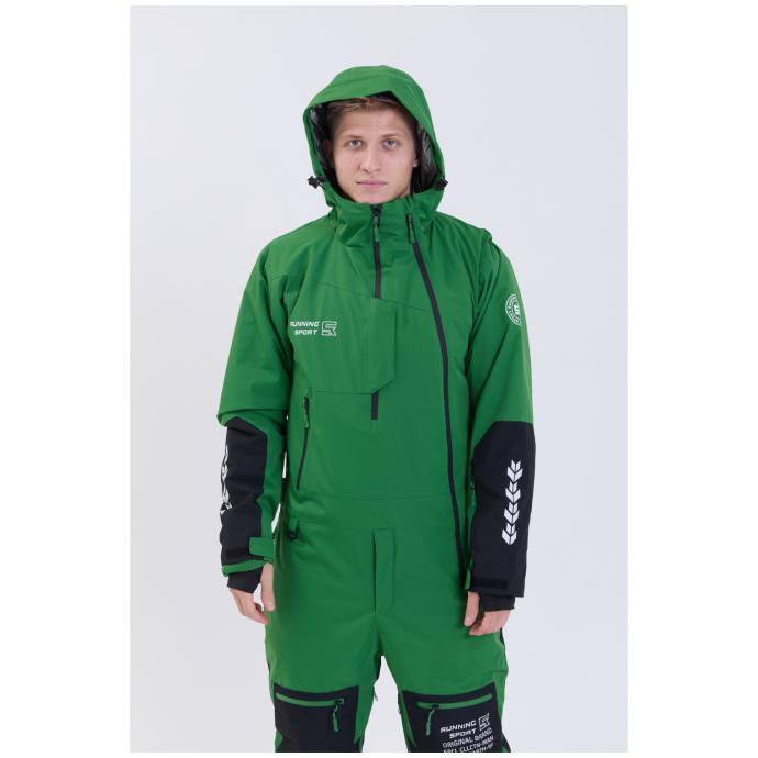 МУЖСКОЙ СНОУБОРДИЧЕСКИЙ КОМБИНЕЗОН RUNNING SPORT - 8866-4-Green - Цвет Зеленый - Фото 20