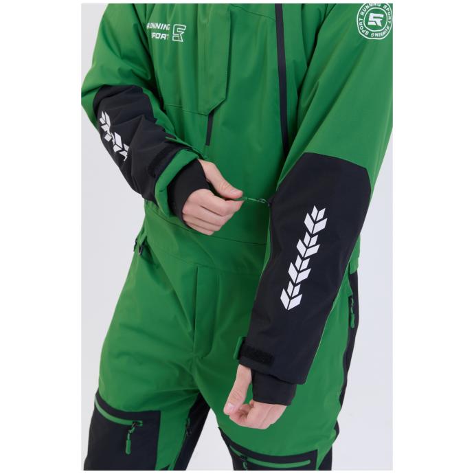 МУЖСКОЙ СНОУБОРДИЧЕСКИЙ КОМБИНЕЗОН RUNNING SPORT - 8866-4-Green - Цвет Зеленый - Фото 22