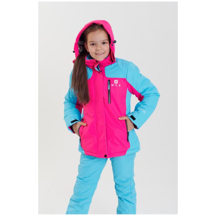 Куртка подростковая  M.Y.S для девочек - 2101 - Цвет Розовый - Фото 5