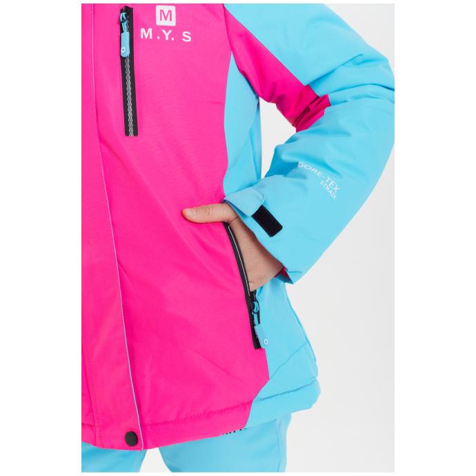 Куртка подростковая  M.Y.S для девочек - 2101 - Цвет Розовый - Фото 10
