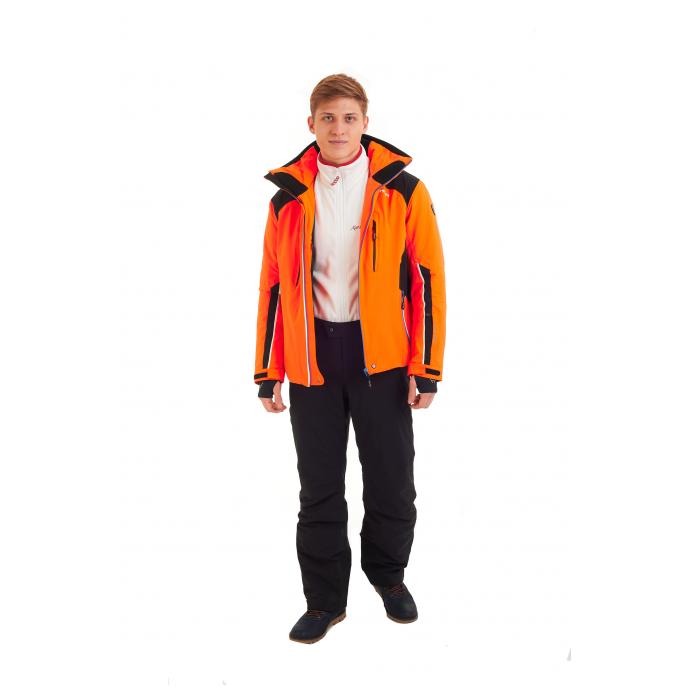 Горнолыжная куртка премиум-класса HYRA «MAYRBERG» - HMG1208-Orange/Black - Цвет Оранжевый - Фото 2