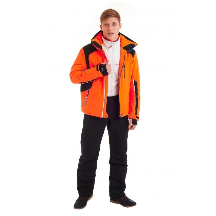Горнолыжная куртка премиум-класса HYRA «MAYRBERG» - HMG1208-Orange/Black - Цвет Оранжевый - Фото 3