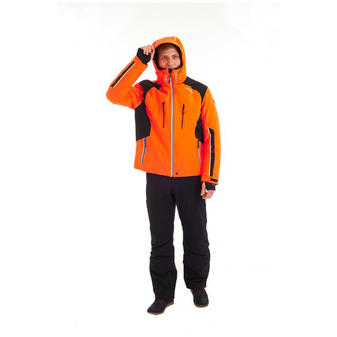 Горнолыжная куртка премиум-класса HYRA «MAYRBERG» - HMG1208-Orange/Black - Цвет Оранжевый - Фото 9