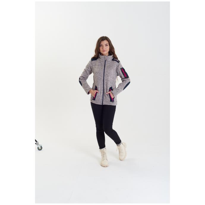 ТОЛСТОВКА ЖЕНСКАЯ GEOGRAPHICAL NORWAY «TEBELLE» - WW2332F/GNO-BLENDED GREY - Цвет Серый - Фото 2